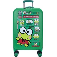 特價 20 寸 * Sanrio 青娃仔 Kerokerokeroppi摺疊手提行李箱 四輪拉桿喼旅行箱