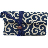 【Authentic products Directly from Japan】 Maruzen Wallet, Alabesque, Made in Japan, Navy, Approx. 6.9