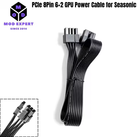 PCI-E 8Pin GPU Power Cable for Seasonic VERTEX PX-1200, PX-1000, PX-850, PX-750, GX-1200, GX1000, GX