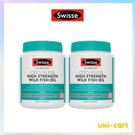 [Authentic | Bundle of 2] Swisse Ultiboost Odourless High Strength Wild Fish Oil 1500mg, 400 capsule