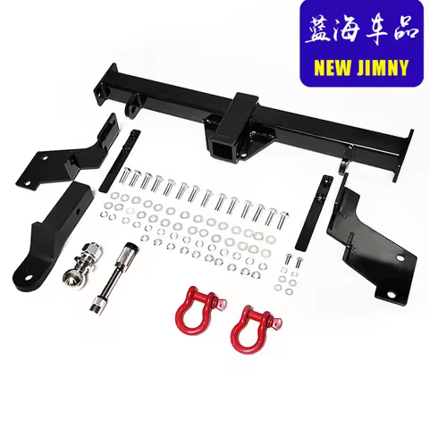 Car Styling Tow Bar Trailer Bar Parts without/with D-Ring for Suzuki Jimny JB64 JB74 JB64W JB74W 201