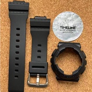 Black Matte Baby-G G sh0ck Watchband and Bezel For BA-110 / BA-111 / BA-112 / BA-120 / BA-130