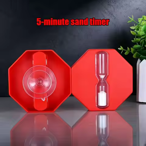 5-Minute Sand Timer Bath Sand Timer Supermarket Promotion Sand Timer Plastic Sand Timer Water-Saving