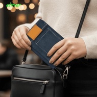 ELMER Mini Jeans Shaped Wallet, Slim Retro Pocket Pants Card Holder, Travel Wallet Bifold Compact Si
