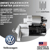 [NEW] Volkswagen Starter (02E911023S) EA888 Gen 2 / CCZ 2.0 Engine DQ250 Gearbox