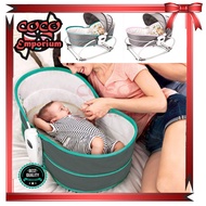 CoCo Baby 5 In 1 Cradle Music Vibration Rocking Chair Multi Function Newborn Bedside Rocker Bassinet Buaian Bayi 4514