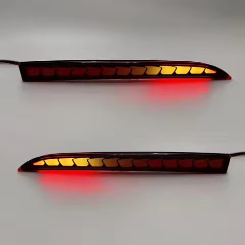 2pcs Led Car Rear Bumper Reflector Light for Perodua Axia 1.5 Myvi 1.5 Rear DRL Lights Stop Lamp Acc