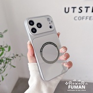 Simple Mirror Magnetic Phone Case For Vivo iQOO Z11 Z11X Z10 Z10X Z10R Z9X Z9 Turbo Plus Z7 Z7i Z6 L