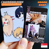 🇸🇬 5.5 CHAINSAW-MAN EZLINK CARD STICKER / ANIME CHAINSAW MAN / ANIME STICKERS / STUDENTS CARD PROTECTOR / TEENAGER