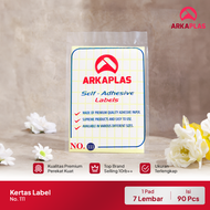 ARKAPLAS Kertas Label Undangan Stiker Polos No 110 - 111
