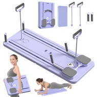 Multifunctional Abdominal Board Fitness Board Foldable Abdominal Board Wheel Men Women Abdominal Mus