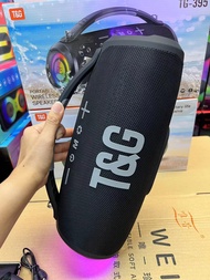 ลำโพงบลูทูธไร้สาย รุ่น TG-395 รองรับAUX USB TF ปรับ/ปิดไฟได้ มีที่หิ้วพกพาได้ แถมสายสะพายและสายAUX ล