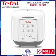 TEFAL RK7321 1.8L FUZZY LOGIC RICE COOKER, 2 YEARS WARRANTY