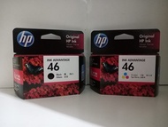 Tinta HP Catridge 46 Black + 46 Color Original for printer 2520hc2020