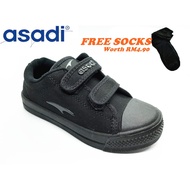 ASADI 6513 Kasut Hitam Sekolah Rendah/ ASADI 6513 Primary School Shoes
