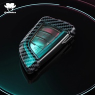 Carbon fiber Car Key Cover Case Shell For BMW G30 G20 X1 X2 X3 X4 X5 X6 520 525 320i G11 F15 F16 G01