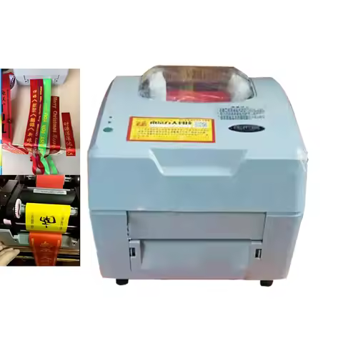 Ribbon printer Upgraded version ribbon printing machine specially ribbon label printer Flower Belt s