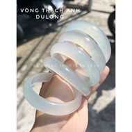 Beautiful semi-circular colored quartz ring, size from 50 - 58mm