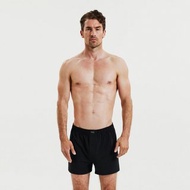Bread & Boxers 兩件組 Jersey Boxer 柔彈平口內褲 - 黑
