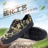7.30-Men Canvas Rubber Shoes Farmers Workers Construction Sites Work Work Insurance Women Anti @