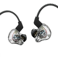 KBEAR KS1 Dual Magnetic Circuit Dynamic In Ear Earphone Running Sport HiFi Wired Headphones With Mic