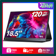 JTYJY EVICIV Portable Monitor 18.5 Inch 120Hz 300cd/m² 1080P FHD IPS Large Screen with Metal Body Stand USB C Mini HDMI Support External Display for Laptop Mac Xbox Switch PS5 Phone ERGER