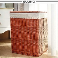 Bakul Baju Laundry Rotan Rattan Laundry Basket Cover Woven Basket Rattan Storage Basket