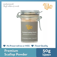 [7 Flavors] Lilo Premium Baby Food Powder Bottle 50G - Ikan Bilis / Mushroom / Scallop / White Bait / Kombu / Shrimp / Corn | Baby Food Powder / Baby Food