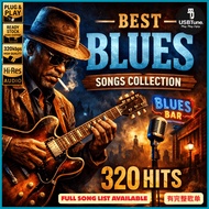 【Best Blues Collection 蓝调音乐精选】•320 Hits• USB Pendrive MP3 车载音乐U盘 HQ Sound READY STOCK | O005