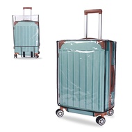 [Lixada MY Mall] Transparent PVC Travel Luggage Cover Suitcase Protector Cover Dust Cover Fits 22 Inch Luggage