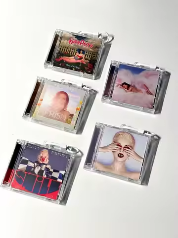 Katy Perry Witness MINI Music CD NFC Keychain Play Songs Smile Album One Of The Boys Music Pendant C
