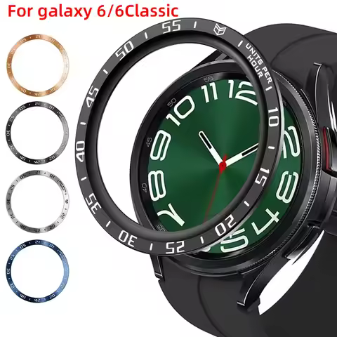 Metal Bezel Ring Cover For Samsung Galaxy Watch 6 Classic 47mm 43mm Sport Watch Tachymeter Frame Wat