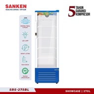 SANKEN SHOWCASE LEMARI PENDINGIN MINUMAN 270L SRS-275BL