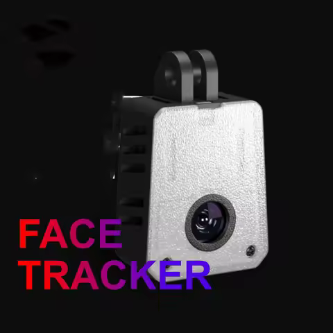 Wireless/Wired VRChat Face Tracker, 16g Ultra-Light IR Camera, 3D Printed for VR Facial Motion Captu