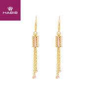 HABIB Oro Italia 916 Yellow and Rose Gold Earring GE73701122(YR)-BI