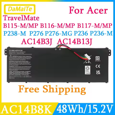 AC14B3K AC14B8K For Acer Chromebook 11/13/15 CB3-111/531/571 CB5-311/311P C670 C810 C910 Gateway NE5