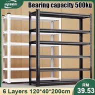 UPSEN Home kitchen Store Storage Rack metal rack heavy duty metal rack Stainless Shelf bookshelf War