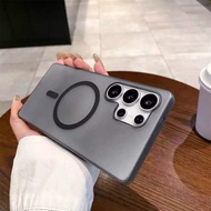 Magnetic Case for Samsung S25 EDGE ULTRA S24 S23 FE A56 A36 A26 A16 A15 A35 A55 A54 5G Superslim Nak