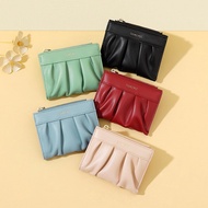 Taomicmic New Style Fashionable Simple Ladies Wallet PU Fold Folding Card Holder Student Coin Purse