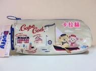 SUPER日式卡通精品   日本海洋迪士尼樂園 達菲熊 雪莉玫 划船款 造型  筆袋 25349 可明天到