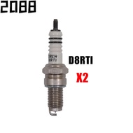 2pcs/lot Motorcycle Iridium Spark Plug D8TC for DR8EA D8EA DR8EIX DR8EGP DPR8EA-9 DPR8EIX-9 IX24 D8R