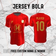 Barito Putera Football Club Jersey Custom T-Shirt Name and Back Number - 433