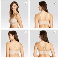 MAIDENFORM SEAMLESS WOMEN'S STRAPLESS BRA WITH FOAM AND UNDERWEAR PCM SIZE 40DD (40E) 40F - FULL CUP