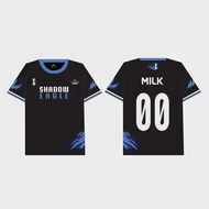 2024 Áo PAWIN JERSE LIGHTNING CHEETAH Shadow Eagle Áo trắng cổ tròn tay ngắn cho thành viên đội thời