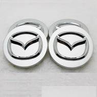 4ชิ้น/ล็อต57มม. ศูนย์ล้อรถหมวกสำหรับ MAZDA 2 3 3MPS 5 6 RX-8 MX-5ล้อฝาปิดกลางตราโลโก้ที่ครอบดุมล้อ