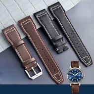 Genuine Leather Watch Strap Cowhide Compatible with IWC Pilot's Little Prince Special Edition Substi