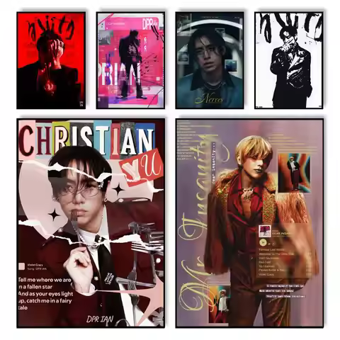 Popular Singer D-DPR IAN Painting Calligraphy Home Bedroom Waterproof Canvas Poster Unframed Wall Ar