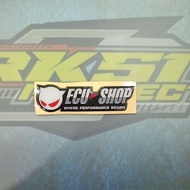 Embossed ECU Shop Sticker