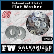 ▮ ✪ ✸ Flatwasher - Plain Washer - Flat washer Galvanized/GI Plated Per Kg