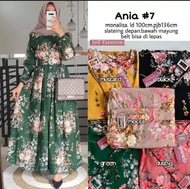 GAMIS SAKURA / ATASAN TERBARU / GAMIS MONALISA / GAMIS BUNGA SAKURA BAYAR DITEMPAT